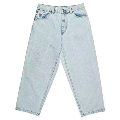 Retro pattern printed pants lifestyle styled