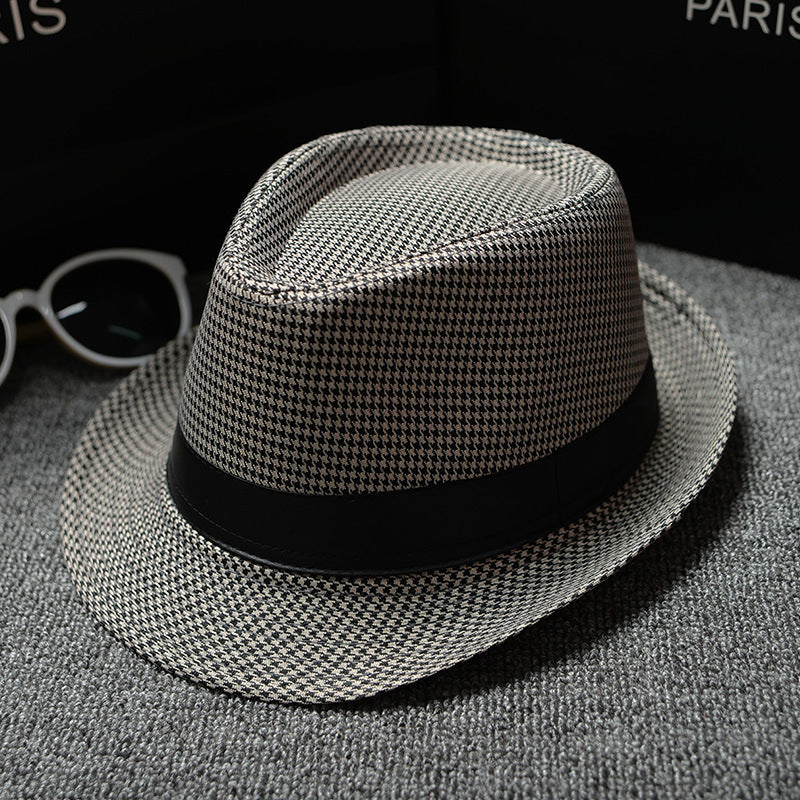 Houndstooth sun hat color options