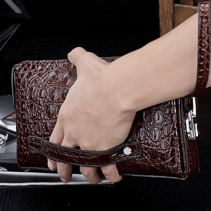 Anti-theft wallet RFID detail
