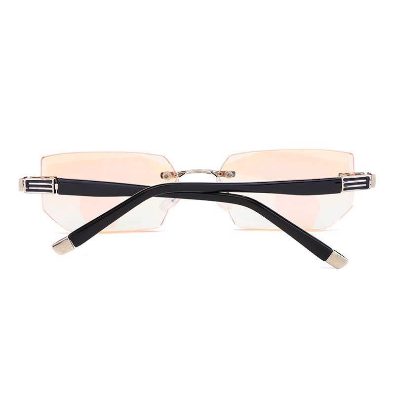 Diamond-cut glasses frame close-up