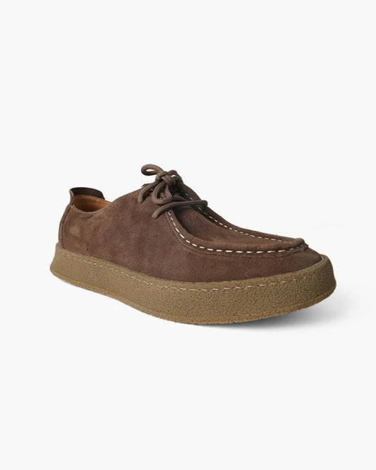 Men's premium suede city shoes in beige