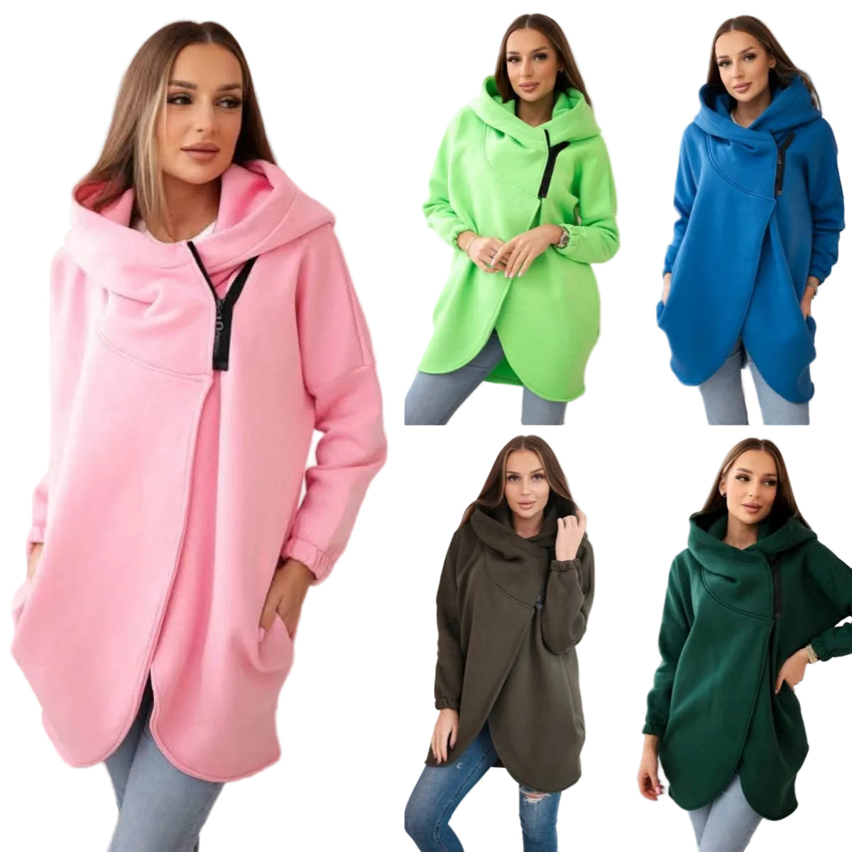 Plus size solid sweater main view