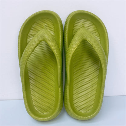 Thick sole EVA slides styled