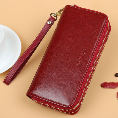 Oil Wax Leather Wallet
