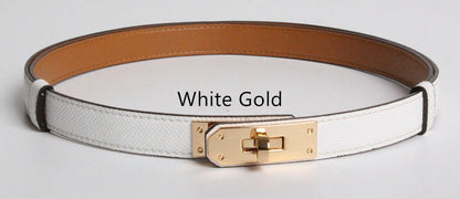 Women's vintage slim belt size options