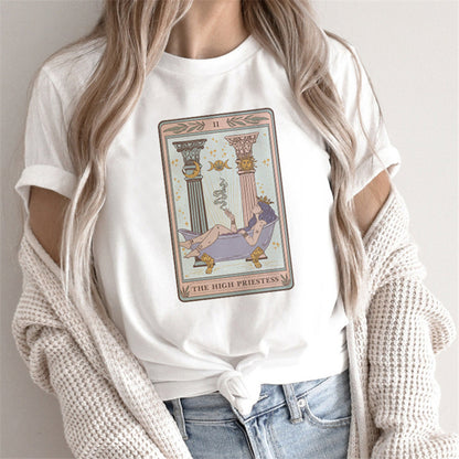 Tarot arcana graphic tee color options