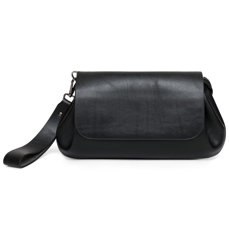 Fashion clutch bag interior view