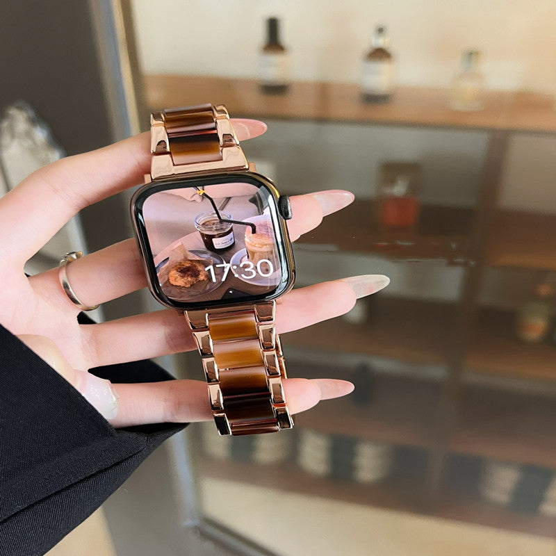 Textured metal resin watch alternate color