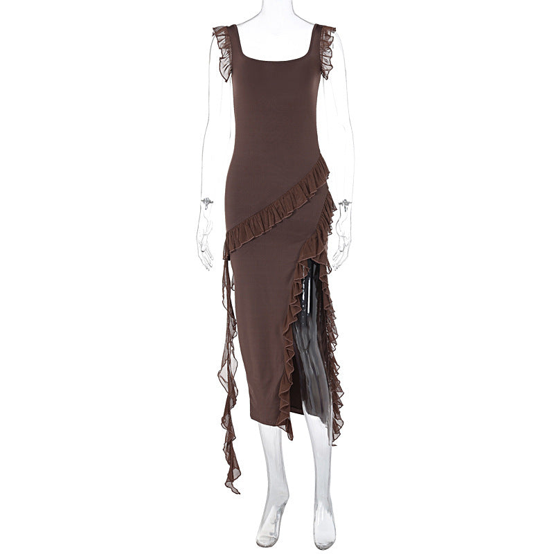Summer string stitch dress color options