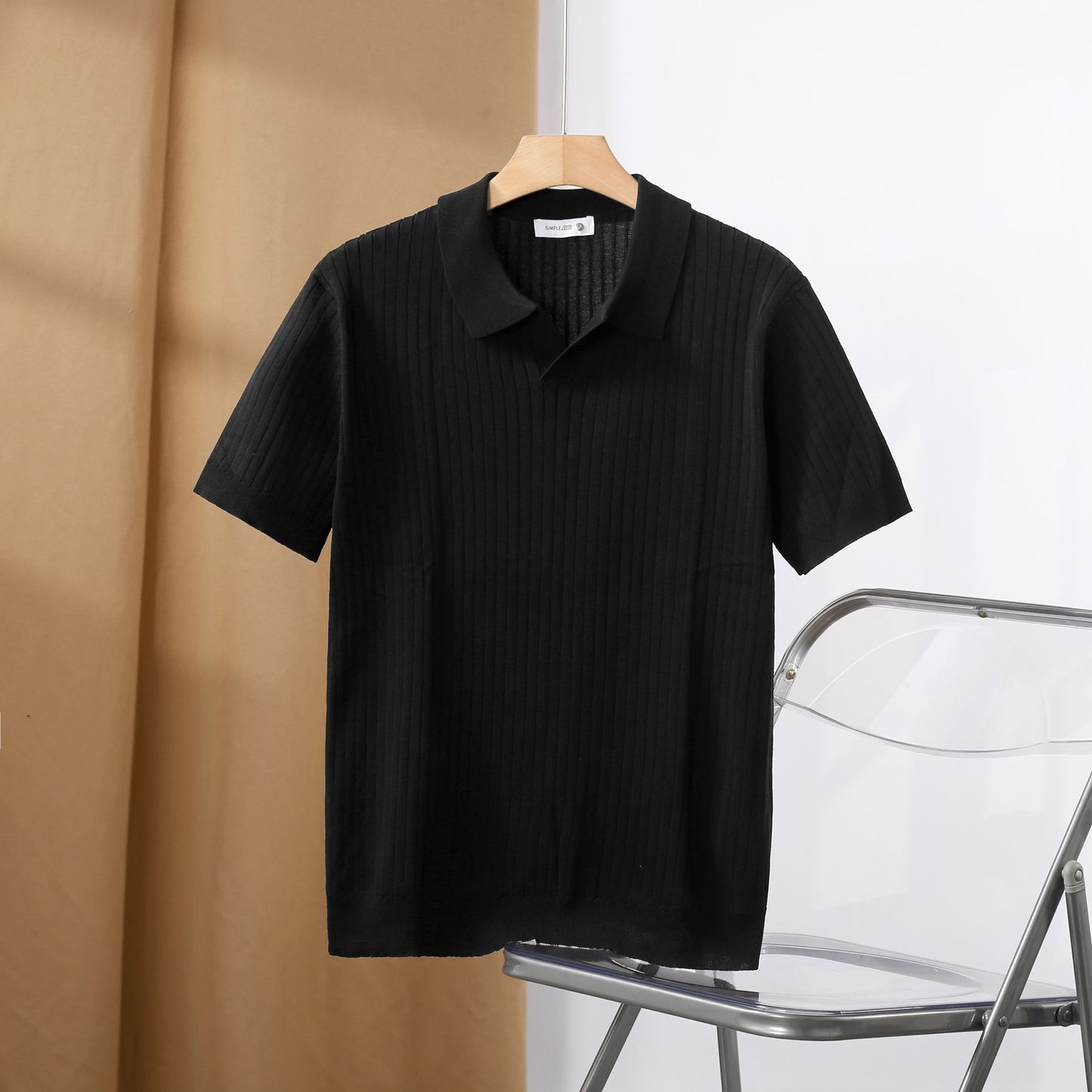 Premium ribbed polo color range