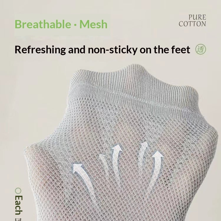 Cotton deodorant socks detail