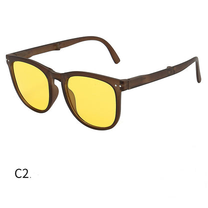 Trendy foldable sunglasses lifestyle