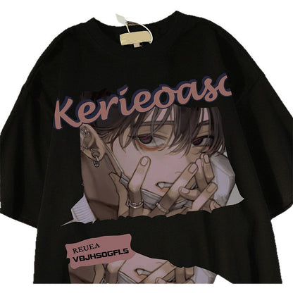 New Anime Cotton Print Tee