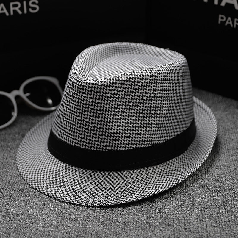 Houndstooth Sun Hat
