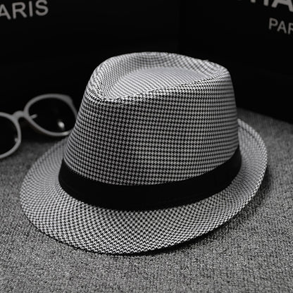 Houndstooth Sun Hat