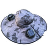 Solar fan hat main view