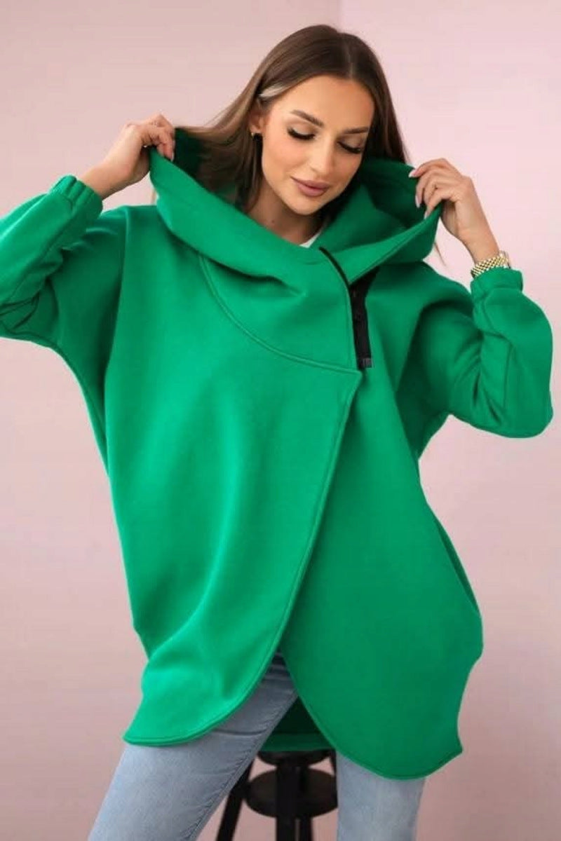 Plus Size Solid Sweater