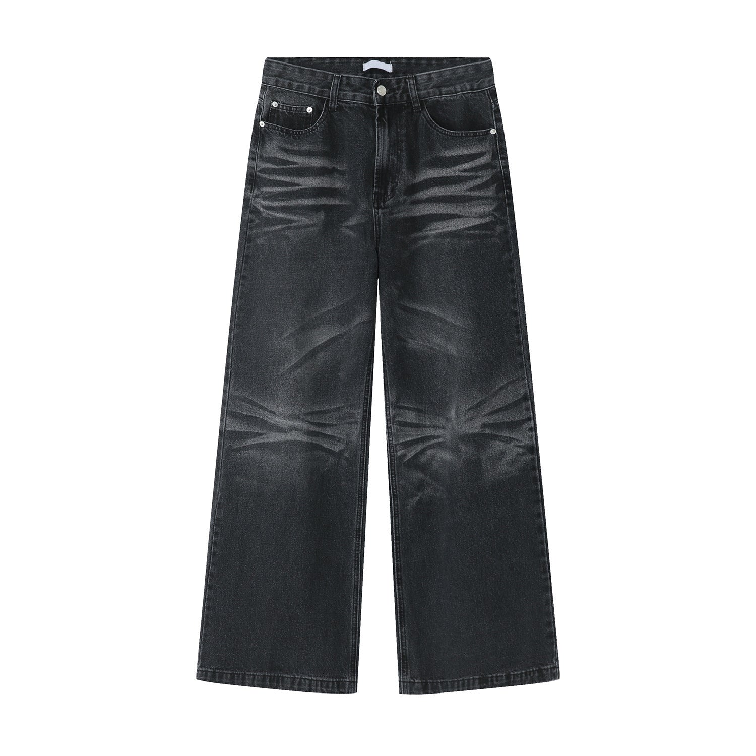 Women's Korean denim trousers trendy casual pants