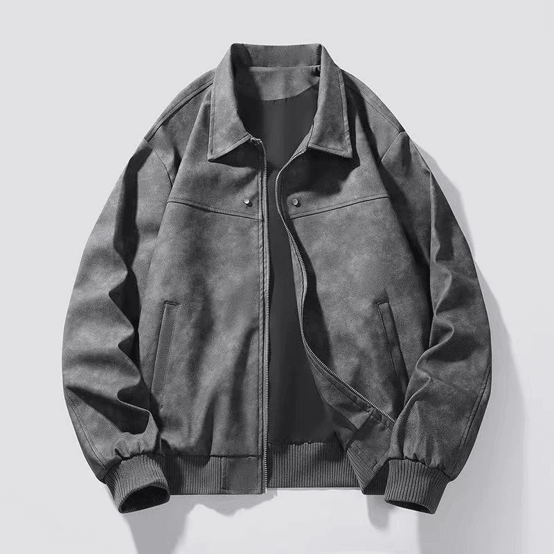 Retro brown Maillard jacket color options