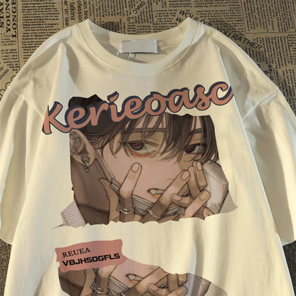 New Anime Cotton Print Tee