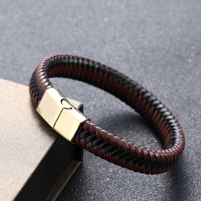 Genuine leather bracelet alternate color