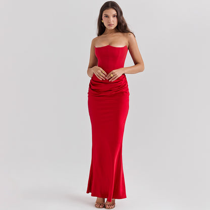 Tube Top Backless Dress