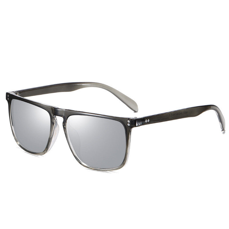 Polarized sunglasses frame close-up