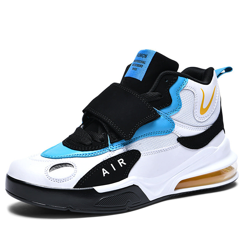 Trendy basketball shoes sole view