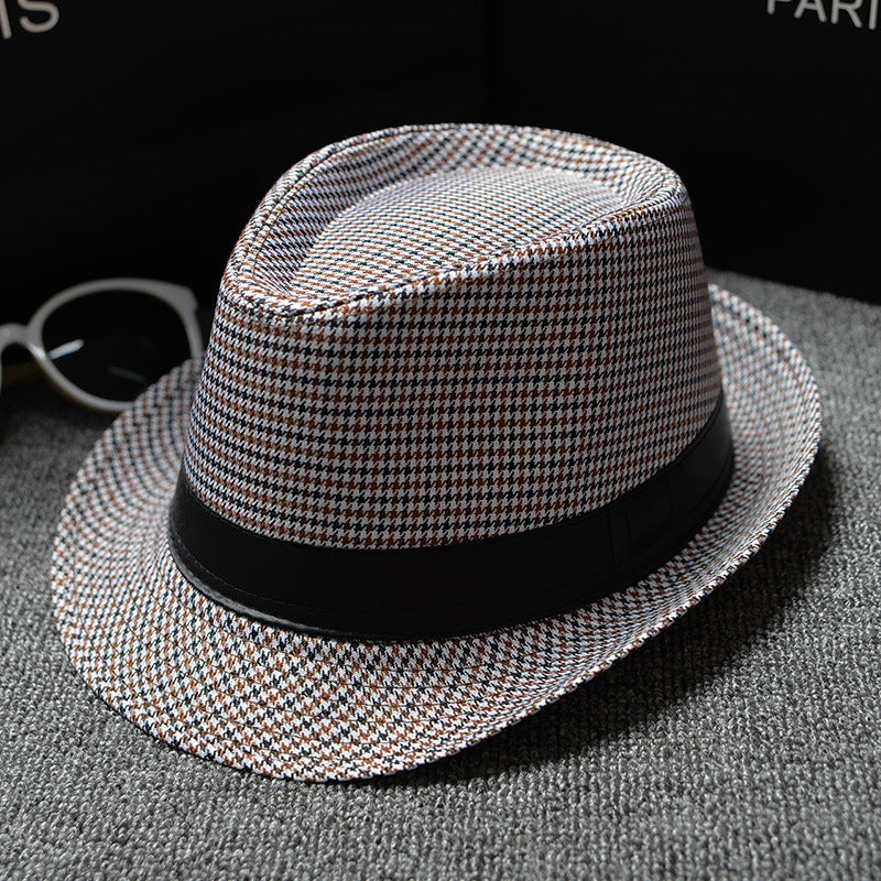 Houndstooth Sun Hat