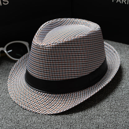 Houndstooth Sun Hat