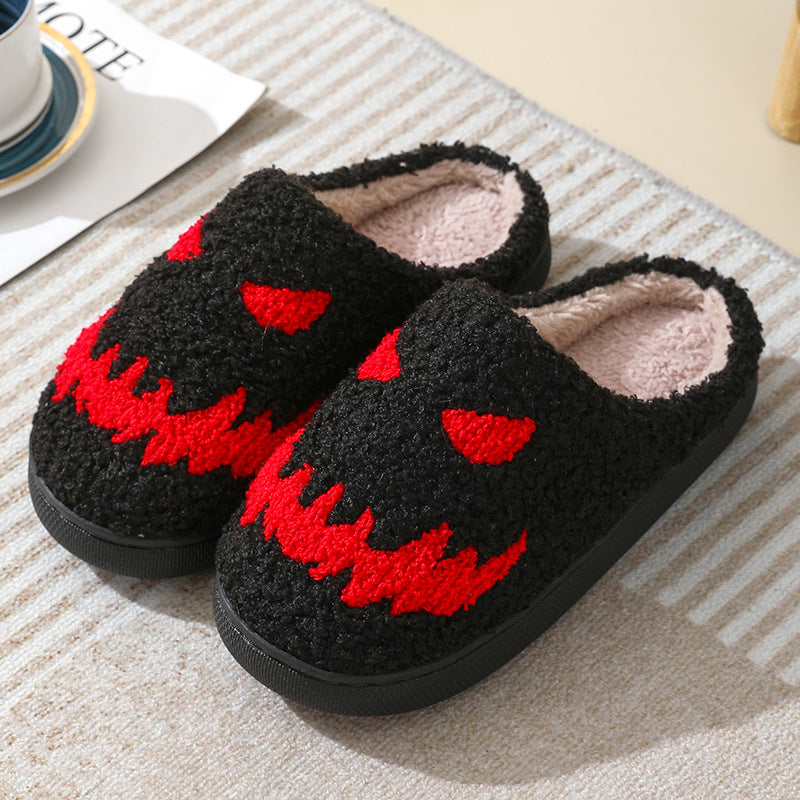 Unisex Skull Cotton Slippers