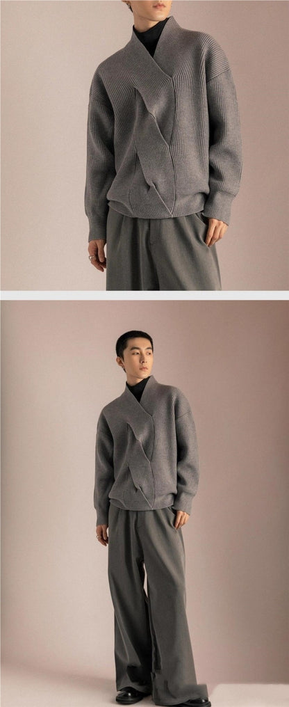 Japanese V-Neck Sweater