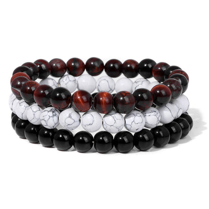 Natural Stone Bead Bracelet