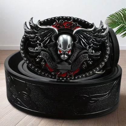 Vintage embossed belt lifestyle
