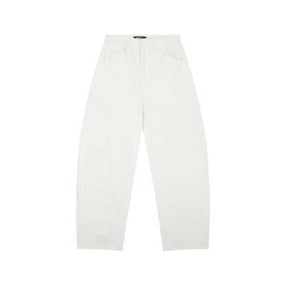 Women's retro high waist jeans casual denim