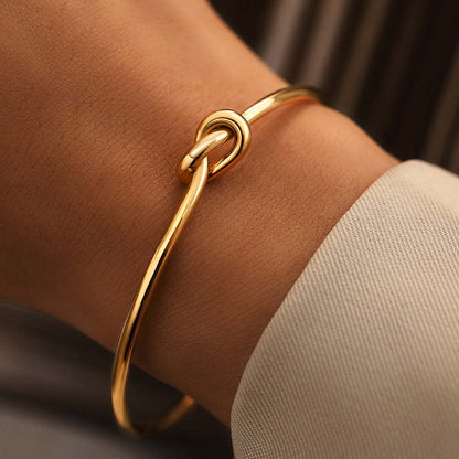 Eternity knot bracelet alternate view