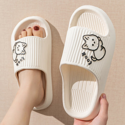 Cute cat platform slides side view