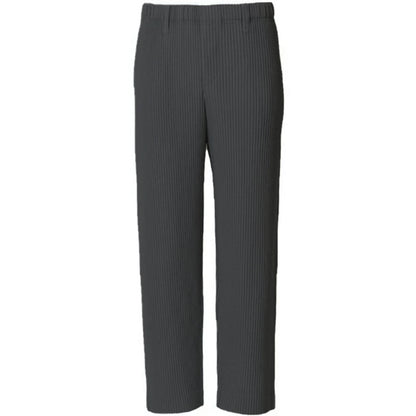 Ribbed cotton pantalon back view