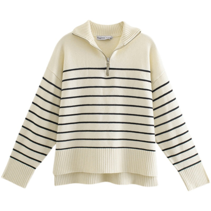 Women's chic knit sweater color options