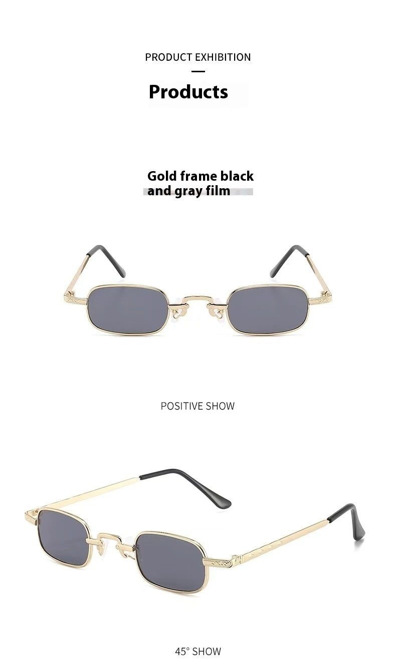 Unisex hip hop sunglasses side view