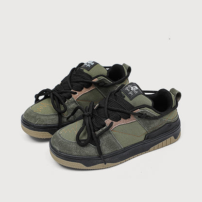 Retro heavy industry sneakers lifestyle
