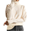 High collar warm sweater main view
