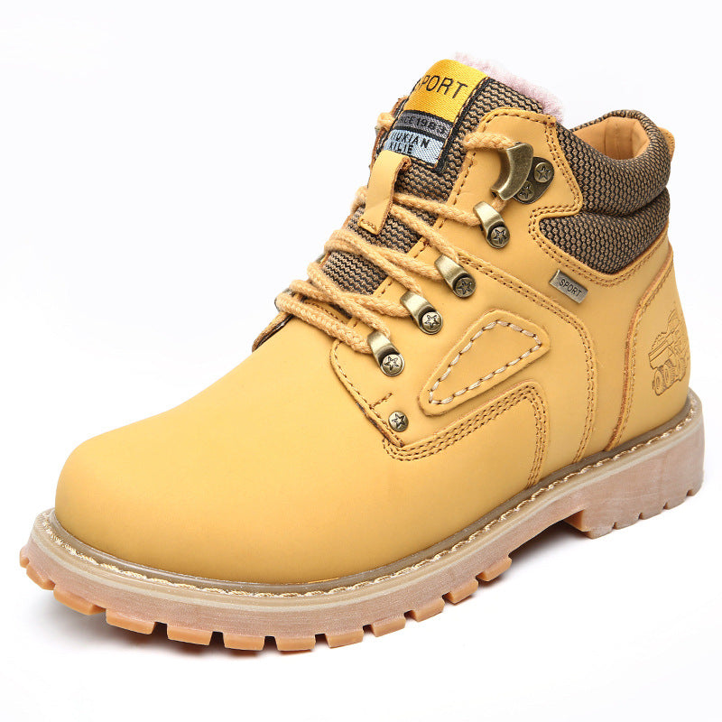 Men's leather Martin boots color options