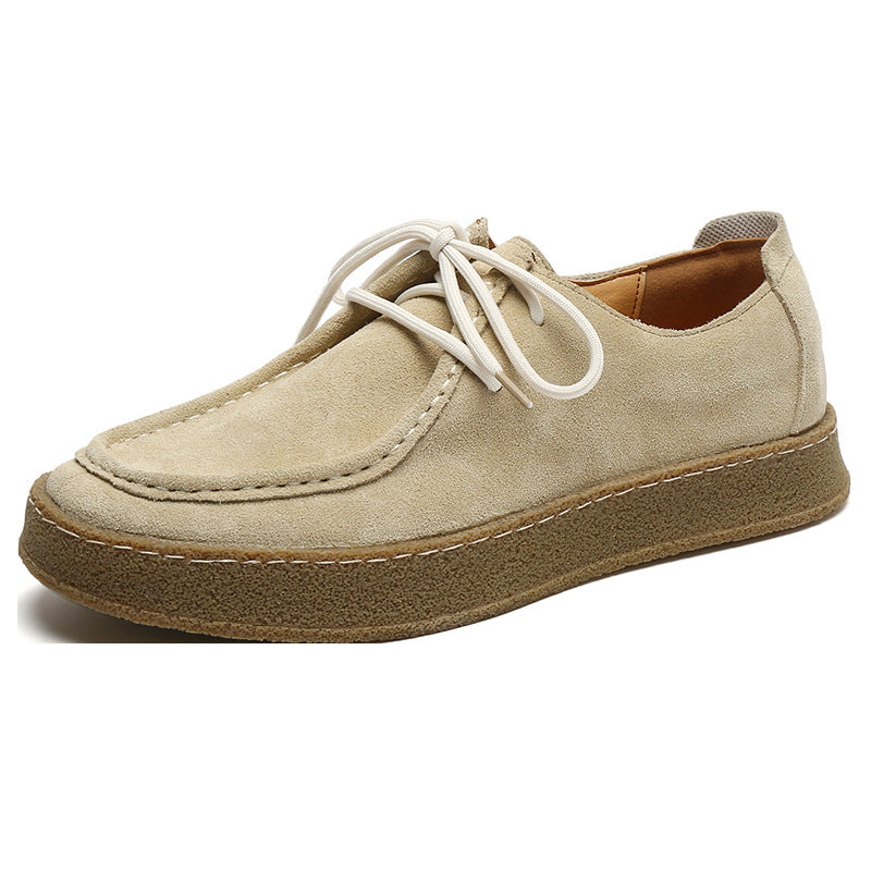 Premium suede city shoes lifestyle shot