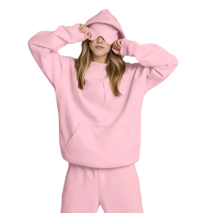 Solid hooded top main view