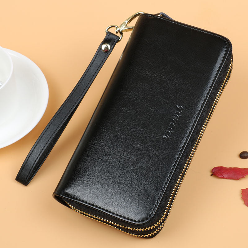 Oil Wax Leather Wallet