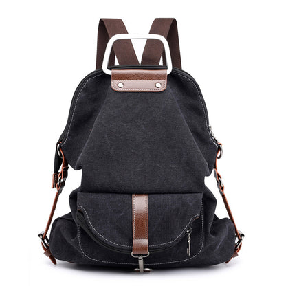 Canvas backpack women bag main view