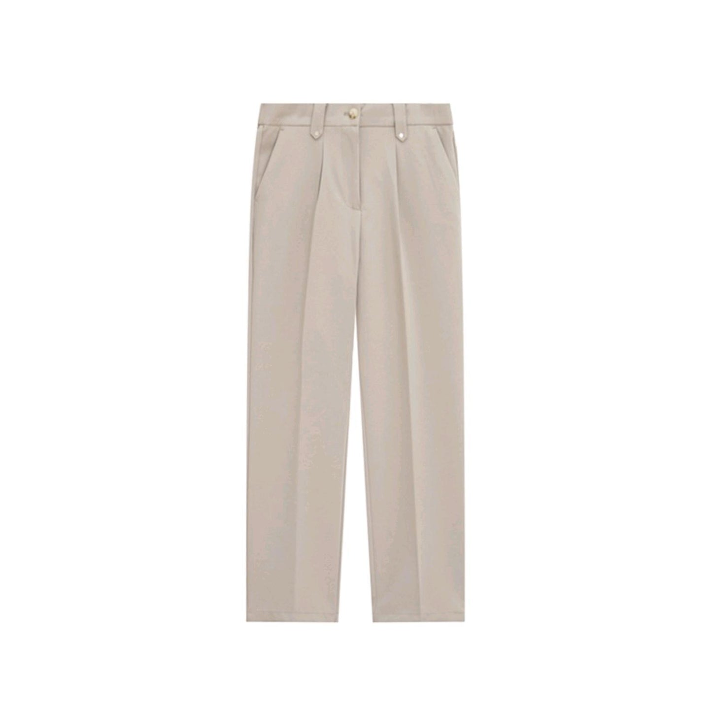 Women's loose straight pants back view