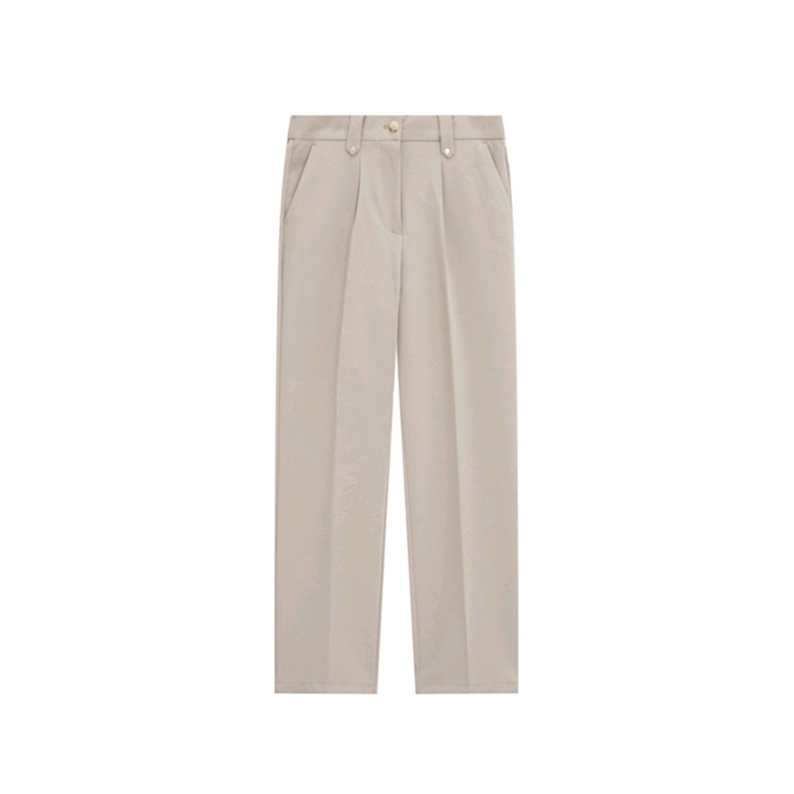 Women's loose straight pants back view