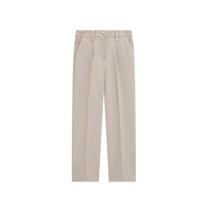 Women's loose straight pants back view
